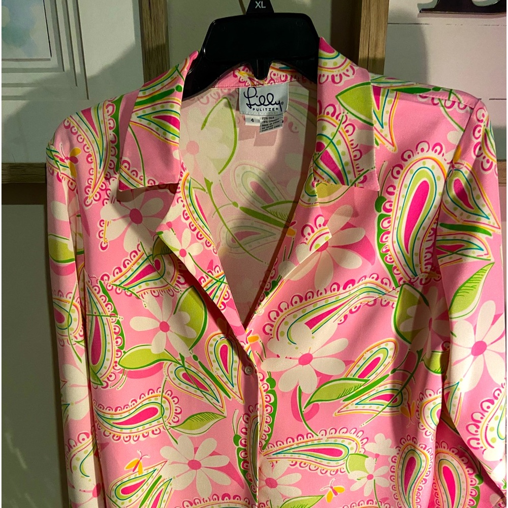 Lilly Pulitzer Silk Blouse